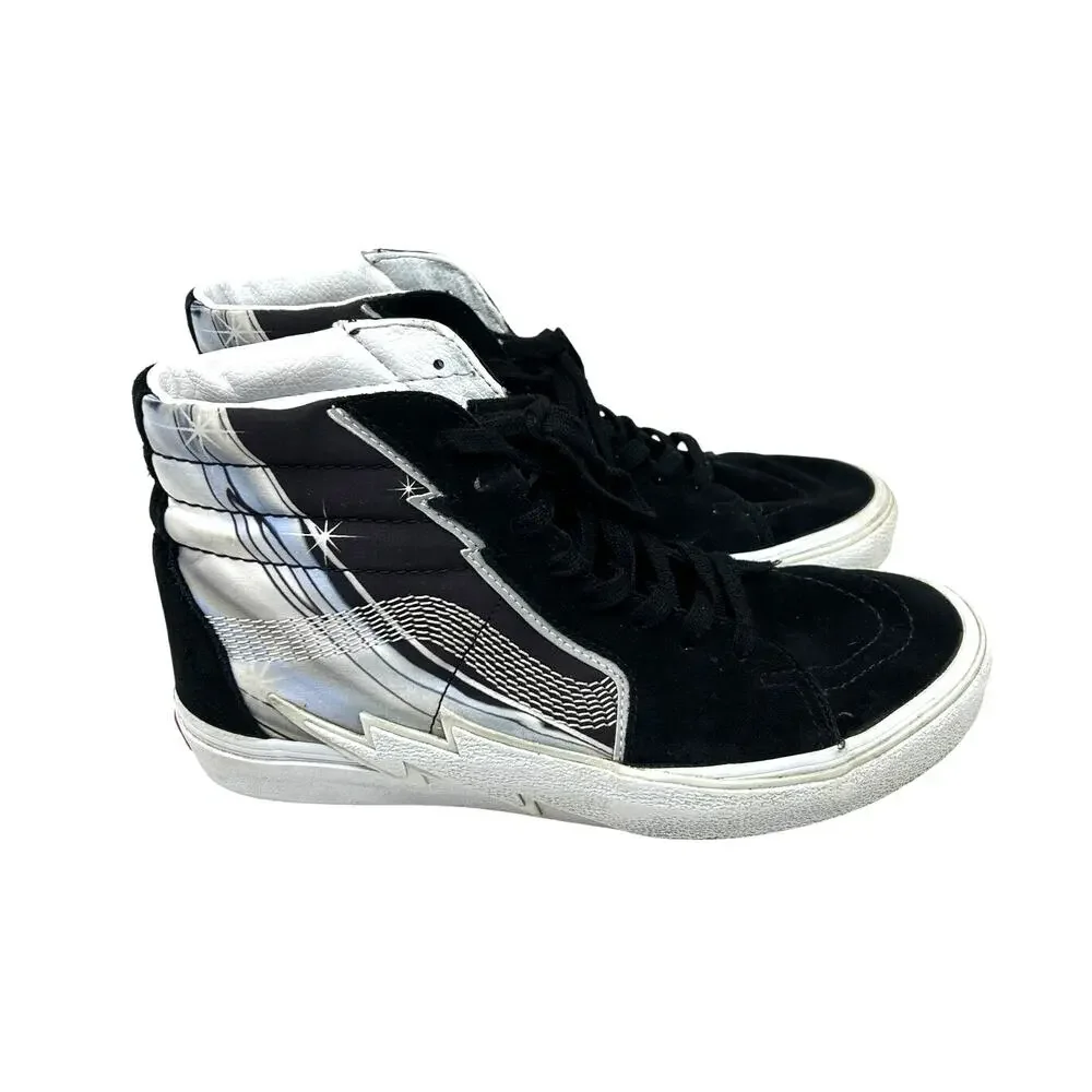 Vans Off The Wall SK8Hi Bolt Sneaker High Top Men's Skate Size 9 Black